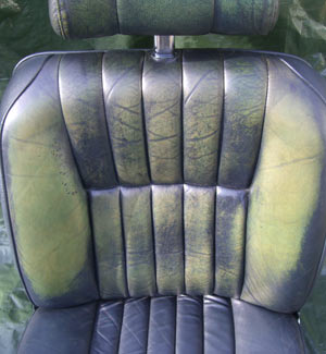 Aston Martin Seat Restoration Before