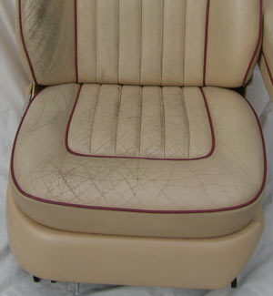 Bentley Car Seat Restoration Before