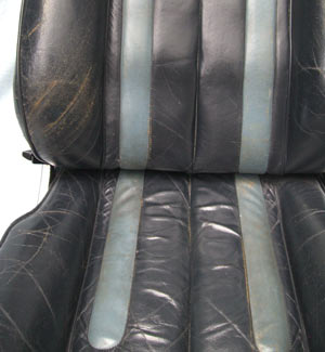 Ferrari Car Seat Restoration Before