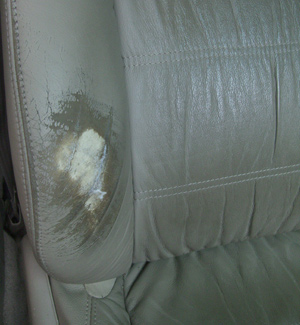 Car Seat Bolster Wear Before