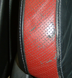 General Wear on Car Bolster Before